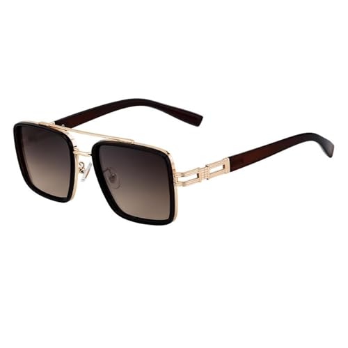MOHDHAF-Double Beam Metal Frame Männer's Luxury Trend Gradient Sonnenbrille für Männer Vintage Glasses Uv400 MOHDHAF-Double Beam Metal Frame Männer's Luxury Trend Gradient Sonnenbrille für Männer Vintage Glasses Uv400 von MOHDHAF