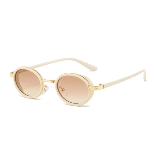 MOHDHAF-Fashion Oval Punk Damen Sonnenbrille Vintage Gradient Shades UV400 Männer Trending Sonnenbrille MOHDHAF-Fashion Oval Punk Damen Sonnenbrille Vintage Gradient Shades UV400 Männer Trending Sonnenbrille von MOHDHAF