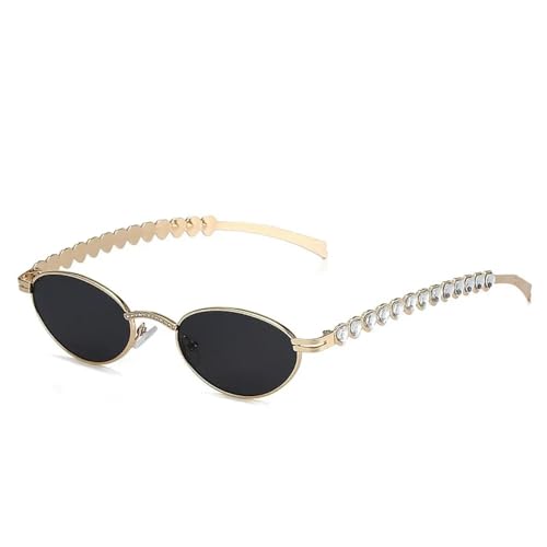 MOHDHAF-Fashion Oval Sonnenbrille Rimless Damen Luxury PC Lens Jewel Diamond Frame Elegant Uv400 MOHDHAF-Fashion Oval Sonnenbrille Rimless Damen Luxury PC Lens Jewel Diamond Frame Elegant Uv400 von MOHDHAF