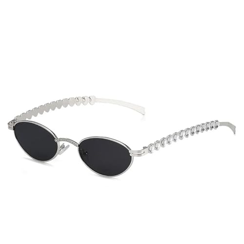MOHDHAF-Fashion Oval Sonnenbrille Rimless Damen Luxury PC Lens Jewel Diamond Frame Elegant Uv400 MOHDHAF-Fashion Oval Sonnenbrille Rimless Damen Luxury PC Lens Jewel Diamond Frame Elegant Uv400 von MOHDHAF