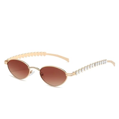 MOHDHAF-Fashion Oval Sonnenbrille Rimless Damen Luxury PC Lens Jewel Diamond Frame Elegant Uv400 MOHDHAF-Fashion Oval Sonnenbrille Rimless Damen Luxury PC Lens Jewel Diamond Frame Elegant Uv400 von MOHDHAF