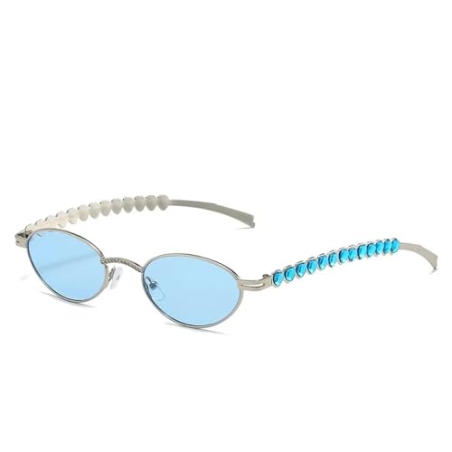 MOHDHAF-Fashion Oval Sonnenbrille Rimless Damen Luxury PC Lens Jewel Diamond Frame Elegant Uv400 MOHDHAF-Fashion Oval Sonnenbrille Rimless Damen Luxury PC Lens Jewel Diamond Frame Elegant Uv400 von MOHDHAF