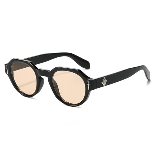 MOHDHAF-Fashion Oval Sonnenbrille für Damen Männer PC Lens Frame Luxury Vintage Uv400 MOHDHAF-Fashion Oval Sonnenbrille für Damen Männer PC Lens Frame Luxury Vintage Uv400 von MOHDHAF