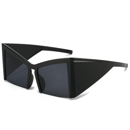 MOHDHAF-Fashion Oversized Cat Eye Sonnenbrille für Damen Retro Wide Legs Eyewear für Männer Half Rim Gradient Sonnenbrille UV400 MOHDHAF-Fashion Oversized Cat Eye Sonnenbrille für Damen Retro Wide Legs Eyewear für Männer Half Rim Gradient Sonnenbrille UV400 von MOHDHAF