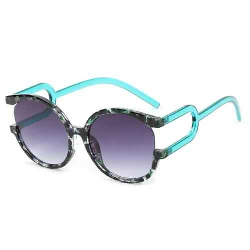 MOHDHAF-Fashion Oversized Round Damen Sonnenbrille Gradient UV400 Männer Colorful Leopard Sonnenbrille MOHDHAF-Fashion Oversized Round Damen Sonnenbrille Gradient UV400 Männer Colorful Leopard Sonnenbrille von MOHDHAF