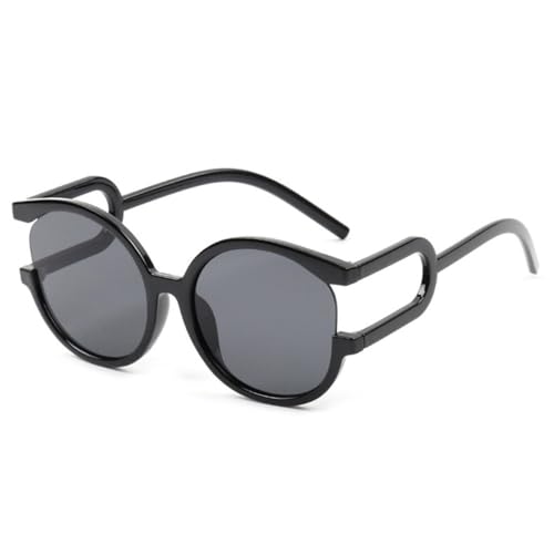 MOHDHAF-Fashion Oversized Round Damen Sonnenbrille Gradient UV400 Männer Colorful Leopard Sonnenbrille von MOHDHAF