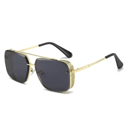 MOHDHAF-Fashion Rectangle Sonnenbrille Männer Damen Gradient Lens Metal Frame Hinge Luxury Glasses Uv400 MOHDHAF-Fashion Rectangle Sonnenbrille Männer Damen Gradient Lens Metal Frame Hinge Luxury Glasses Uv400 von MOHDHAF