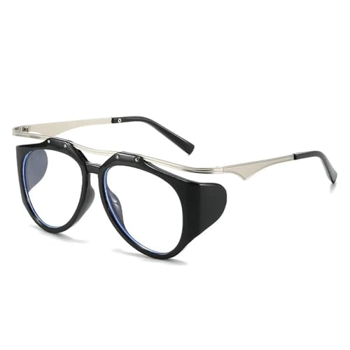 MOHDHAF-Fashion Round Sonnenbrille für Damen Männer Colorful PC Lens Alloy Frame Luxury Trendy Party UV400 MOHDHAF-Fashion Round Sonnenbrille für Damen Männer Colorful PC Lens Alloy Frame Luxury Trendy Party UV400 von MOHDHAF
