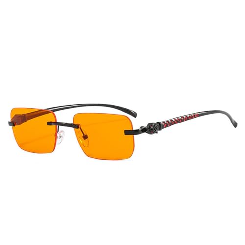 MOHDHAF-Fashion Sonnenbrille Damen Retro Rimless Gradient Sonnenbrille Cutting Lens Damen's Frameless Glasses MOHDHAF-Fashion Sonnenbrille Damen Retro Rimless Gradient Sonnenbrille Cutting Lens Damen's Frameless Glasses von MOHDHAF