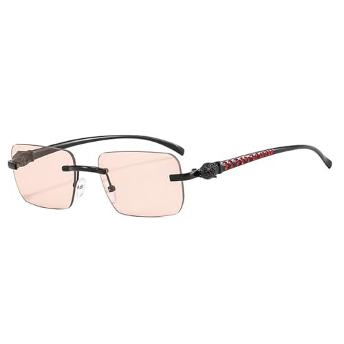 MOHDHAF-Fashion Sonnenbrille Damen Retro Rimless Gradient Sonnenbrille Cutting Lens Damen's Frameless Glasses MOHDHAF-Fashion Sonnenbrille Damen Retro Rimless Gradient Sonnenbrille Cutting Lens Damen's Frameless Glasses von MOHDHAF