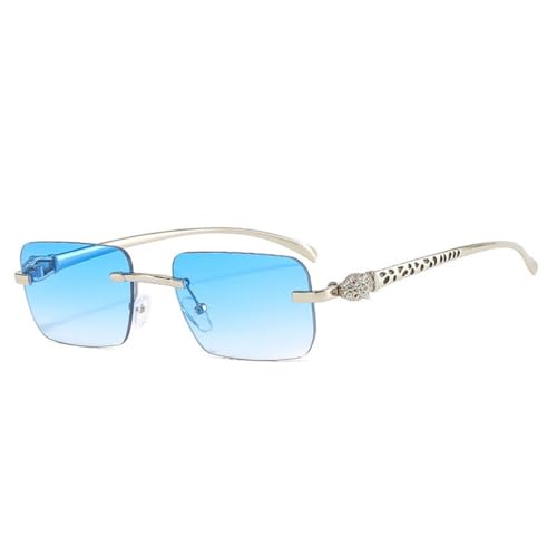 MOHDHAF-Fashion Sonnenbrille Damen Retro Rimless Gradient Sonnenbrille Cutting Lens Damen's Frameless Glasses MOHDHAF-Fashion Sonnenbrille Damen Retro Rimless Gradient Sonnenbrille Cutting Lens Damen's Frameless Glasses von MOHDHAF
