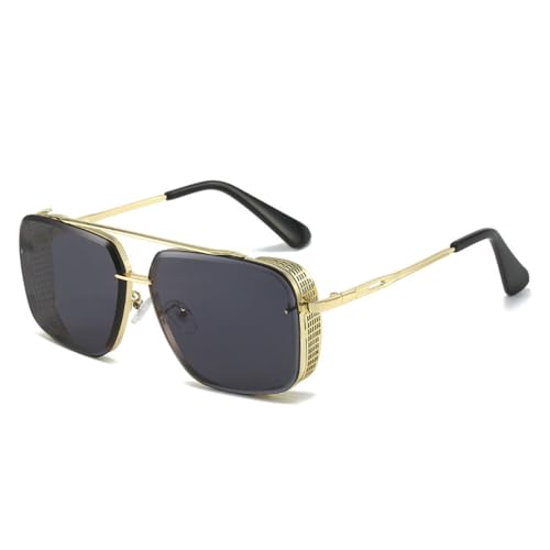 MOHDHAF-Fashion Sonnenbrille Männer Damen Gradient Lens Metal Frame Hinge Luxury Glasses UV400 MOHDHAF-Fashion Sonnenbrille Männer Damen Gradient Lens Metal Frame Hinge Luxury Glasses UV400 von MOHDHAF
