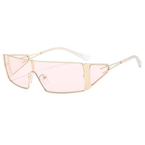 MOHDHAF-Flat Top Shield Fashion Punk Sonnenbrille Damen Männer Mirror One Piece Glasses MOHDHAF-Flat Top Shield Fashion Punk Sonnenbrille Damen Männer Mirror One Piece Glasses von MOHDHAF