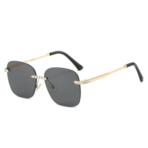 MOHDHAF-Ladies Retro Gradient Mirror Frameless Sonnenbrille Without Edge MOHDHAF-Ladies Retro Gradient Mirror Frameless Sonnenbrille Without Edge von MOHDHAF