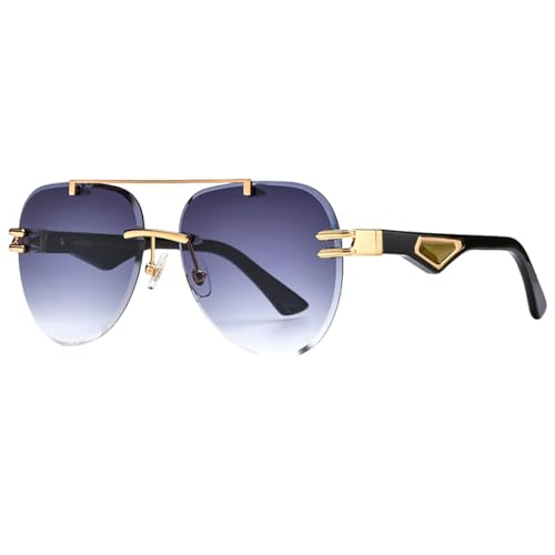 MOHDHAF-Luxury Rimless Sonnenbrille with Diamonds Frameless Glasses MOHDHAF-Luxury Rimless Sonnenbrille with Diamonds Frameless Glasses von MOHDHAF