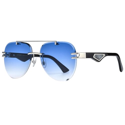 MOHDHAF-Luxury Rimless Sonnenbrille with Diamonds Frameless Glasses MOHDHAF-Luxury Rimless Sonnenbrille with Diamonds Frameless Glasses von MOHDHAF