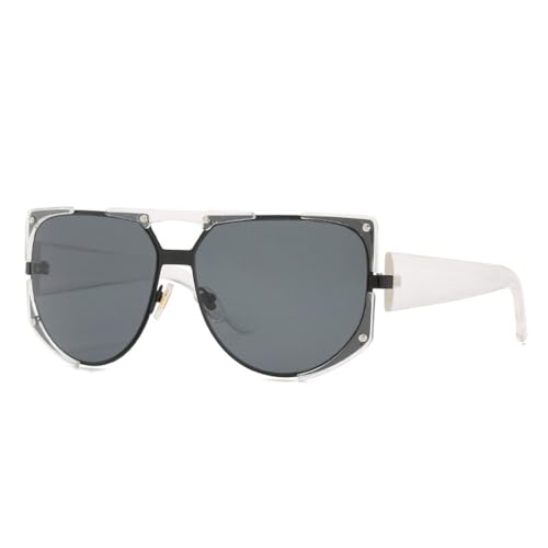 MOHDHAF-Männers Damens UV400 Vintage Large Sonnenbrille MOHDHAF-Männers Damens UV400 Vintage Large Sonnenbrille von MOHDHAF
