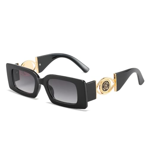 MOHDHAF-Mode Rechteck Sonnenbrille für Männer Frauen Gradienten Objektiv Pc RahMänner Metall Trend Luxus MOHDHAF-Mode Rechteck Sonnenbrille für Männer Frauen Gradienten Objektiv Pc RahMänner Metall Trend Luxus von MOHDHAF