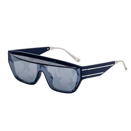 MOHDHAF-Oversized One Piece Shield Punk Damen Luxury Classic Metal Sonnenbrille Outdoor für Männer Uv400 MOHDHAF-Oversized One Piece Shield Punk Damen Luxury Classic Metal Sonnenbrille Outdoor für Männer Uv400 von MOHDHAF