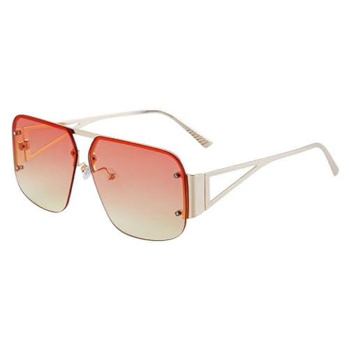 MOHDHAF-Oversized Rimless Damen's Luxury Fashion Frameless Sonnenbrille für Männer Retro Half Glasses MOHDHAF-Oversized Rimless Damen's Luxury Fashion Frameless Sonnenbrille für Männer Retro Half Glasses von MOHDHAF