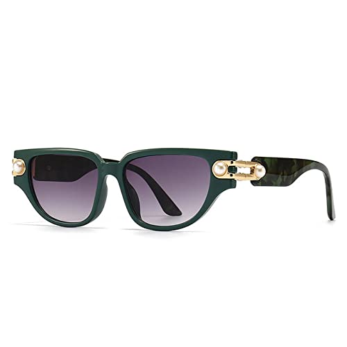 MOHDHAF-Pearly Cat Eye Sonnenbrille Damen's Pink Gradient Sonnenbrille Damen's Green Tones Summer Glasses UV400 MOHDHAF-Pearly Cat Eye Sonnenbrille Damen's Pink Gradient Sonnenbrille Damen's Green Tones Summer Glasses UV400 von MOHDHAF