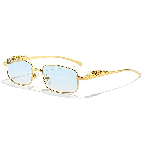 MOHDHAF-Punk Rimless Rectangle Sonnenbrille Männer Fashion Vintage Trendy Small Frame Sonnenbrille Frameless Glasses UV400 MOHDHAF-Punk Rimless Rectangle Sonnenbrille Männer Fashion Vintage Trendy Small Frame Sonnenbrille Frameless Glasses UV400 von MOHDHAF