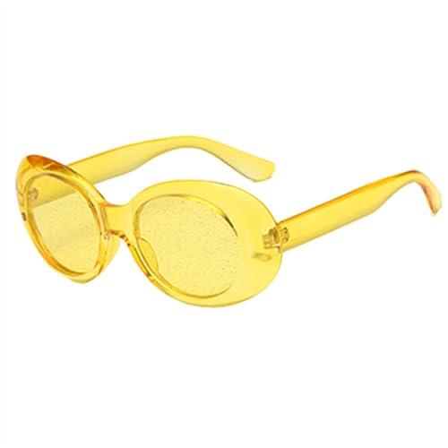 MOHDHAF-Red Oval Sonnenbrille Damen Colourful Candy Colour Yellow Pink Purple Transparent Sonnenbrille Female Summer MOHDHAF-Red Oval Sonnenbrille Damen Colourful Candy Colour Yellow Pink Purple Transparent Sonnenbrille Female Summer von MOHDHAF