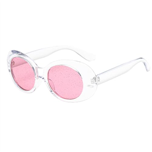 MOHDHAF-Red Oval Sonnenbrille Damen Colourful Candy Colour Yellow Pink Purple Transparent Sonnenbrille Female Summer MOHDHAF-Red Oval Sonnenbrille Damen Colourful Candy Colour Yellow Pink Purple Transparent Sonnenbrille Female Summer von MOHDHAF