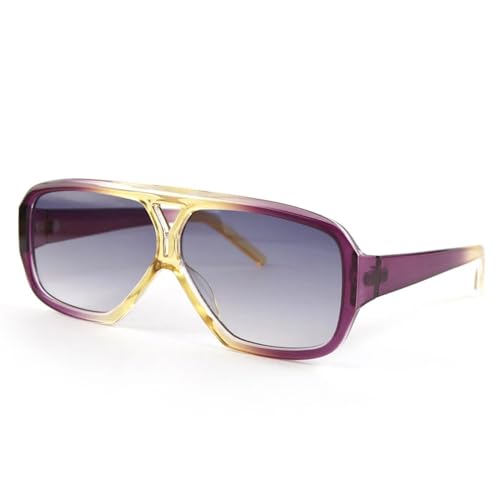 MOHDHAF-Retro Double Beam Sonnenbrille Large Frame für Männer Damen UV Resistant MOHDHAF-Retro Double Beam Sonnenbrille Large Frame für Männer Damen UV Resistant von MOHDHAF