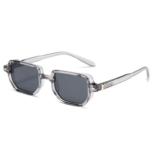 MOHDHAF-Retro Rectangle Rivets Männer's Punk Gradient Sonnenbrille Shades UV400 Fashion Olive Green Sonnenbrille MOHDHAF-Retro Rectangle Rivets Männer's Punk Gradient Sonnenbrille Shades UV400 Fashion Olive Green Sonnenbrille von MOHDHAF