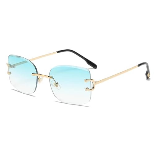 MOHDHAF-Rimless Metal Glasses Street Fashion Sonnenbrille Summer MOHDHAF-Rimless Metal Glasses Street Fashion Sonnenbrille Summer von MOHDHAF