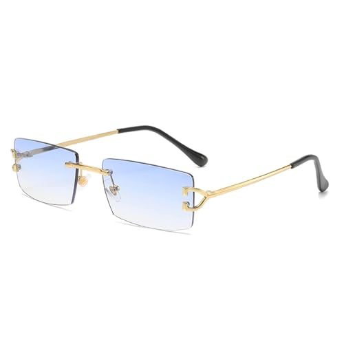 MOHDHAF-Rimless Sonnenbrille Damen Europe and the United States Fashion Modern Glasses with Street Shot Fashionable Sonnenbrille MOHDHAF-Rimless Sonnenbrille Damen Europe and the United States Fashion Modern Glasses with Street Shot Fashionable Sonnenbrille von MOHDHAF