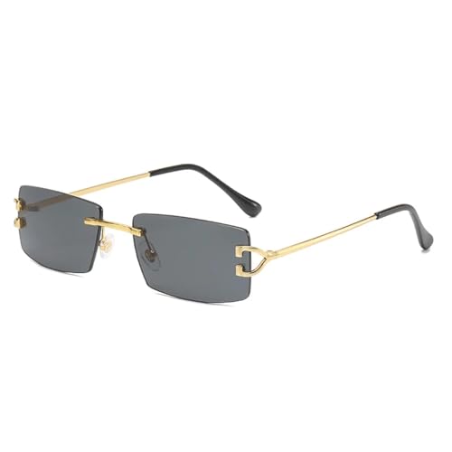 MOHDHAF-Rimless Sonnenbrille Damen Europe and the United States Fashion Modern Glasses with Street Shot Fashionable Sonnenbrille MOHDHAF-Rimless Sonnenbrille Damen Europe and the United States Fashion Modern Glasses with Street Shot Fashionable Sonnenbrille von MOHDHAF