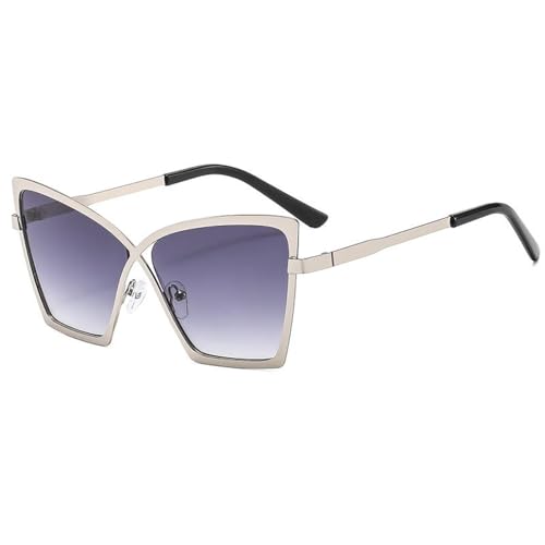 MOHDHAF-Sexy Oversized Cat Eye Sonnenbrille Damen Luxury Glasses Butterfly Metal Frame Vintage Glasses MOHDHAF-Sexy Oversized Cat Eye Sonnenbrille Damen Luxury Glasses Butterfly Metal Frame Vintage Glasses von MOHDHAF