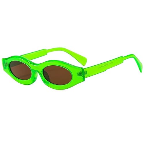 MOHDHAF-Small Oval Sonnenbrille Damen Männer Luxury Punk Vintage Shades Fashion Irregular Glasses UV400 Protection MOHDHAF-Small Oval Sonnenbrille Damen Männer Luxury Punk Vintage Shades Fashion Irregular Glasses UV400 Protection von MOHDHAF