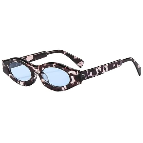 MOHDHAF-Small Oval Sonnenbrille Damen Männer Luxury Punk Vintage Shades Fashion Irregular Glasses UV400 Protection MOHDHAF-Small Oval Sonnenbrille Damen Männer Luxury Punk Vintage Shades Fashion Irregular Glasses UV400 Protection von MOHDHAF