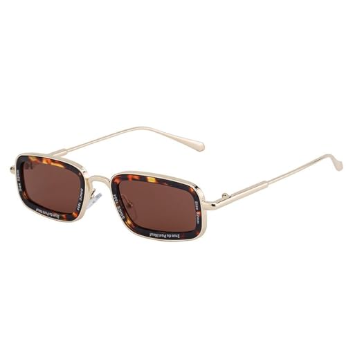 MOHDHAF-Small Rectangle Sonnenbrille with Metal Frame für Damen Luxury Trendy Classic UV400 Protection Outdoor Glasses für Männer MOHDHAF-Small Rectangle Sonnenbrille with Metal Frame für Damen Luxury Trendy Classic UV400 Protection Outdoor Glasses für Männer von MOHDHAF