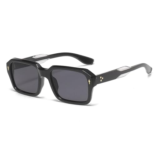 MOHDHAF-Sonnenbrille Personalised Sun Protection Männer's Retro Black Classic Rivets Fashion Glasses MOHDHAF-Sonnenbrille Personalised Sun Protection Männer's Retro Black Classic Rivets Fashion Glasses von MOHDHAF