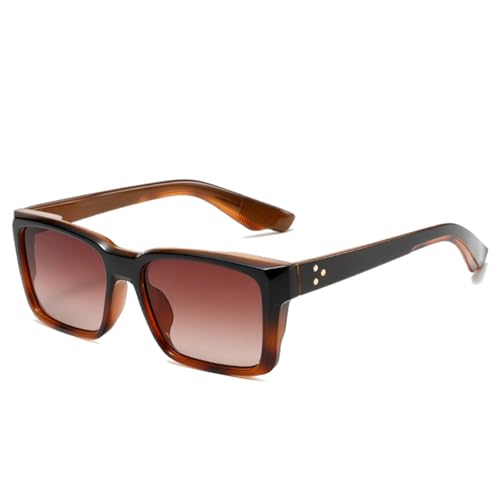 MOHDHAF-Square Damen's Sonnenbrille Retro Gradient Lens UV400 Männer's Punk Rivets Sonnenbrille MOHDHAF-Square Damen's Sonnenbrille Retro Gradient Lens UV400 Männer's Punk Rivets Sonnenbrille von MOHDHAF