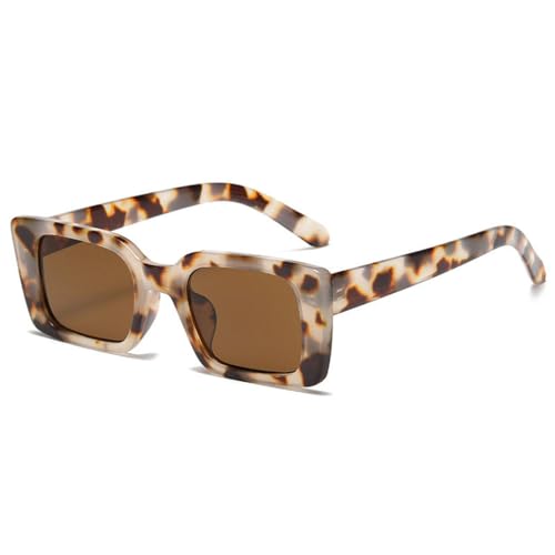 MOHDHAF-Square Sonnenbrille für Damen Luxury Rectangle Sonnenbrille Ladies Matte Texture Popular Style Eyewear UV400 MOHDHAF-Square Sonnenbrille für Damen Luxury Rectangle Sonnenbrille Ladies Matte Texture Popular Style Eyewear UV400 von MOHDHAF