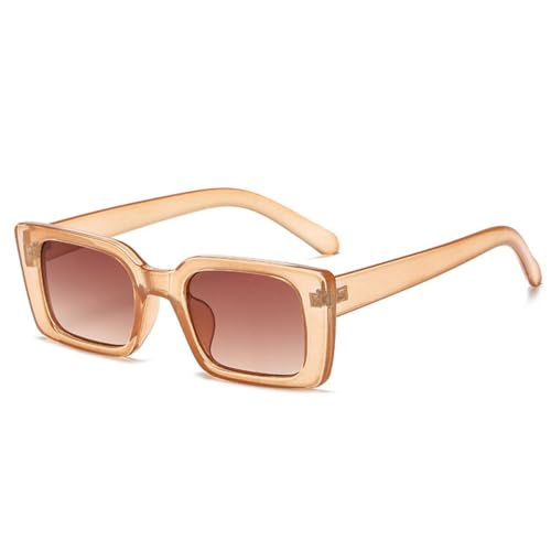MOHDHAF-Square Sonnenbrille für Damen Luxury Rectangle Sonnenbrille Ladies Matte Texture Popular Style Eyewear UV400 MOHDHAF-Square Sonnenbrille für Damen Luxury Rectangle Sonnenbrille Ladies Matte Texture Popular Style Eyewear UV400 von MOHDHAF