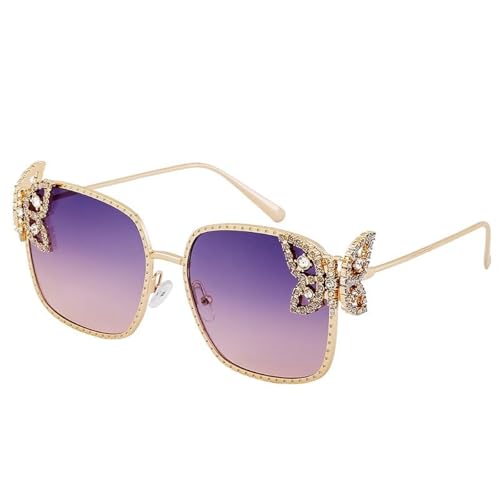 MOHDHAF-Übergroße Strass Punk Sonnenbrille Frauen Luxus Vintage Metall Big Frame Shades Schmetterling Brillen Lady Uv400 MOHDHAF-Übergroße Strass Punk Sonnenbrille Frauen Luxus Vintage Metall Big Frame Shades Schmetterling Brillen Lady Uv400 von MOHDHAF