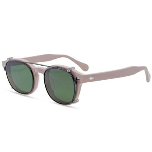 MOHDHAF-Vintage Clip Sonnenbrille Männer Riveted Handmade Damen Outdoor UV400 MOHDHAF-Vintage Clip Sonnenbrille Männer Riveted Handmade Damen Outdoor UV400 von MOHDHAF
