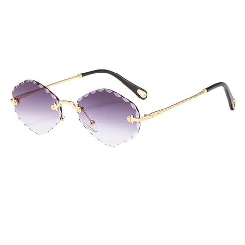 MOHDHAF-Vintage Fashion Polygonal Sonnenbrille für Damen Metal Colourful Lens MOHDHAF-Vintage Fashion Polygonal Sonnenbrille für Damen Metal Colourful Lens von MOHDHAF