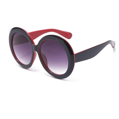 MOHDHAF-Vintage Large Round Sonnenbrille Damen Gradient Oversized Sonnenbrille Female Mirror Clear Shades MOHDHAF-Vintage Large Round Sonnenbrille Damen Gradient Oversized Sonnenbrille Female Mirror Clear Shades von MOHDHAF