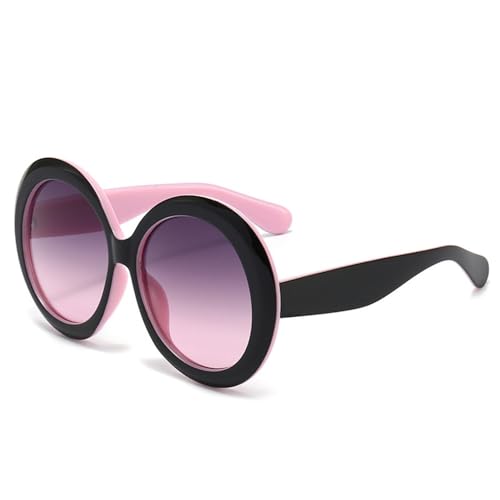 MOHDHAF-Vintage Large Round Sonnenbrille Damen Gradient Oversized Sonnenbrille Female Mirror Clear Shades MOHDHAF-Vintage Large Round Sonnenbrille Damen Gradient Oversized Sonnenbrille Female Mirror Clear Shades von MOHDHAF