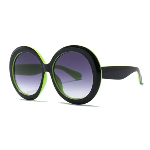 MOHDHAF-Vintage Large Round Sonnenbrille Damen Gradient Oversized Sonnenbrille Female Mirror Clear Shades MOHDHAF-Vintage Large Round Sonnenbrille Damen Gradient Oversized Sonnenbrille Female Mirror Clear Shades von MOHDHAF