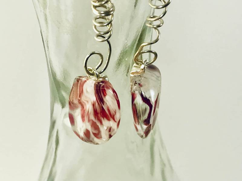 Ohrringe, Argentium Silber Hand Gemacht Ohrringe Ohrringe, Argentium Silber Hand Gemacht Ohrringe von MOHLOM