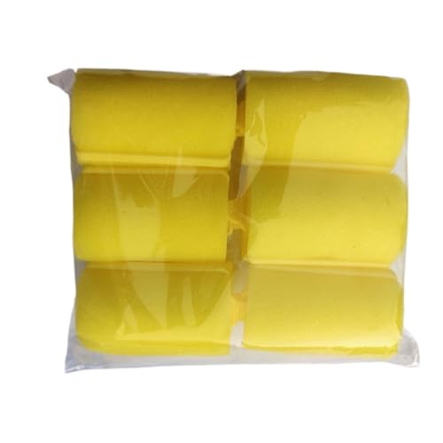 6-14 stücke Weichen Schwamm Schaum Kissen Lockenwickler Lockenwickler Haar Pony Salon Barber DIY Locken Friseur Kit DIY Haar Styling Werkzeuge Hitzefreie Haarwickler für Medoum und Kurze Haare(3.6cm 6 von MOHUIED