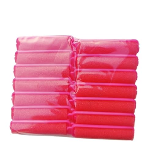 6-14 stücke Weichen Schwamm Schaum Kissen Lockenwickler Lockenwickler Haar Pony Salon Barber DIY Locken Friseur Kit DIY Haar Styling Werkzeuge Hitzefreie Haarwickler für Medoum und Kurze Haare(1.5cm 1 von MOHUIED